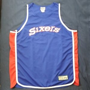 Majestic Hardwood Classics SIXERS NBA Jersey